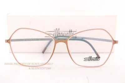 New Silhouette Eyeglass Frames URBAN LITE FULLRIM 1590 9030 Black/Rosegold Women 2