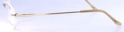 NEW Silver Dollar BT2150 2152 C1 Gold Titanium Rimless Eyeglasses 51-20-140 4