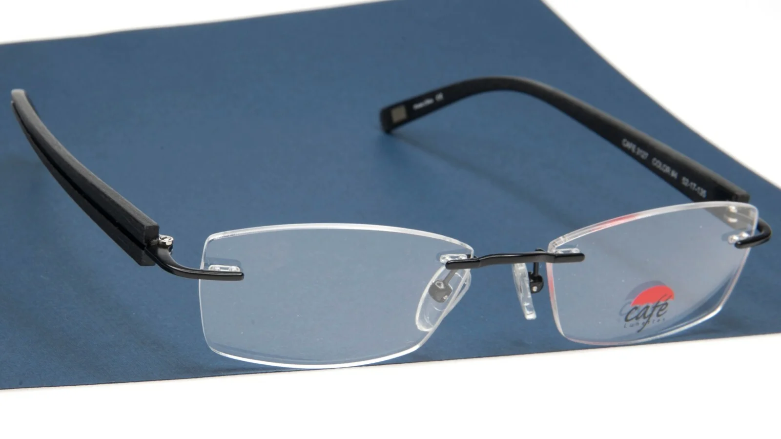 NEW Silver Dollar CAFE Lunettes 3127 #4 BLACK EYEGLASSES GLASSES 52-17-135 B30mm 3