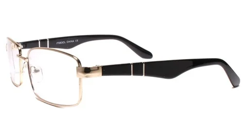 New Sleek Contemporary Style Clear Lens Optical Eye Glasses Fashion Gold Frames 2
