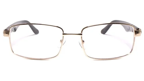 New Sleek Contemporary Style Clear Lens Optical Eye Glasses Fashion Gold Frames 4