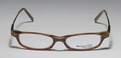 NEW SMARTCLIP 033 EYEWEAR BRZWAL WOMENS 50-16-145 SUNGLASS CLIP-ONS CAT EYE 4