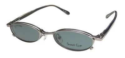 NEW SMARTCLIP 418 POLARIZED LENSES BY POLAROID EYEGLASS FRAME/GLASSES/EYEWEAR