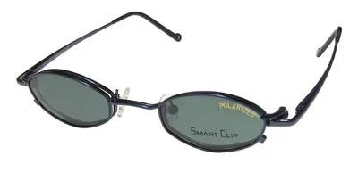 NEW SMARTCLIP 602 SLEEK EYEGLASS FRAME/GLASSES POLARIZED SUNGLASS CLIP-ON LENSES