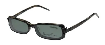 NEW SMARTCLIP 919 CLASSIC DESIGN EYEGLASS FRAME/GLASSES POLARIZED CLIP-ON LENSES