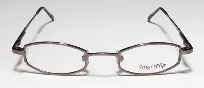 NEW SMARTFLIP 451 EYEGLASS FRAME SUNGLASS CLIP-ONS 42-21-130 METAL UNISEX 4