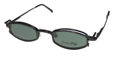 NEW SMARTFLIP 451 POLARIZED CLIP-ON LENSES BY POLAROID EYEGLASS FRAME/GLASSES