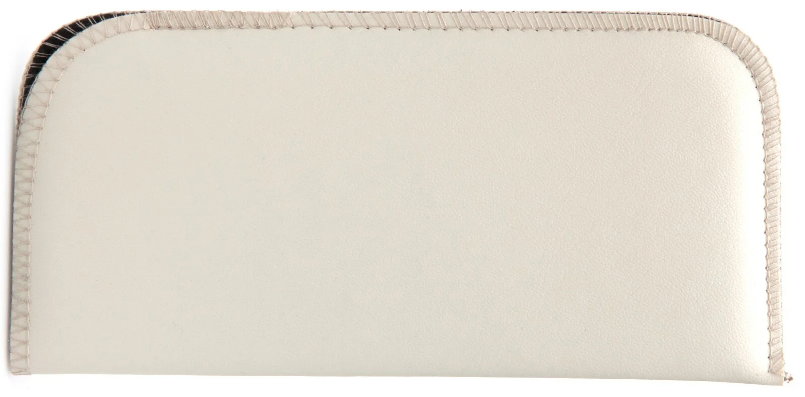 NEW Soft Eyeglasses Glasses Case Pouch Eggshell White 160x80mm w/ Cleaning Cloth