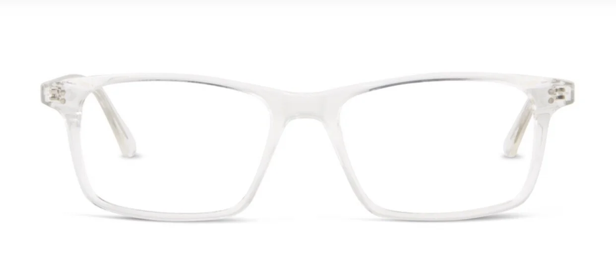 New SUCCESS SS 103 Crystal Clear Eyeglasses 51-16-145 with Case & Cloth 3