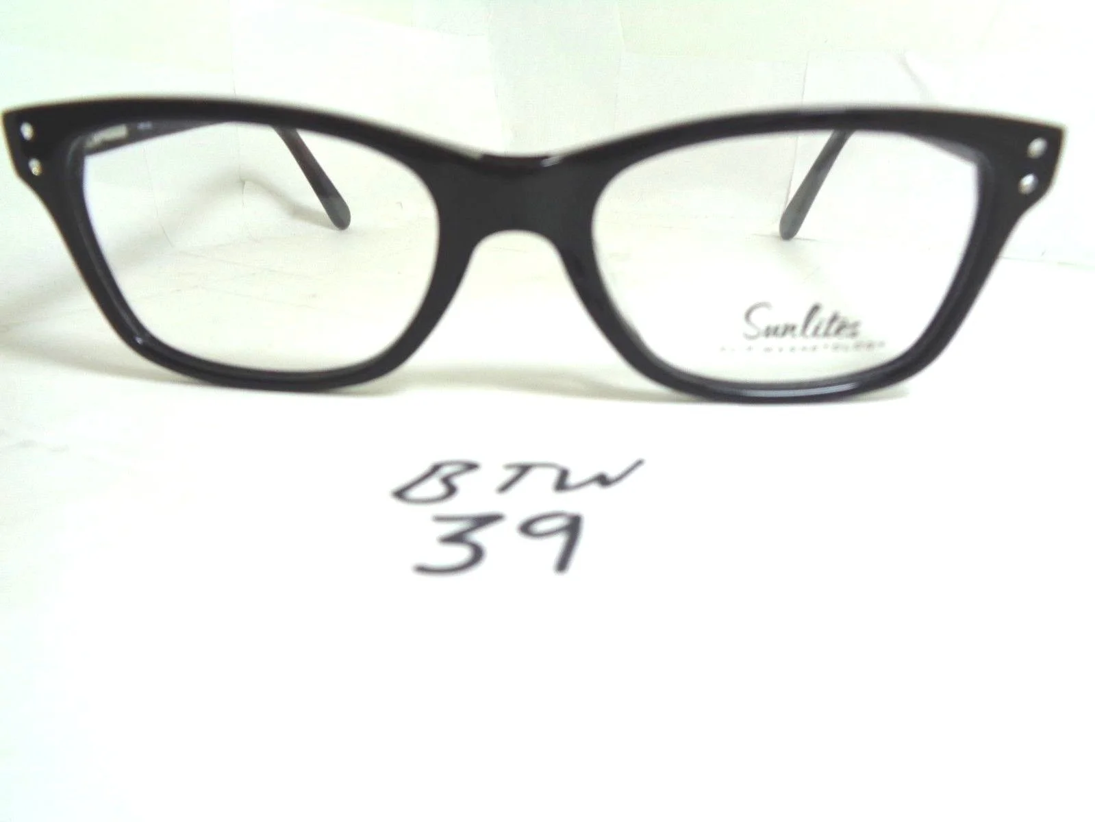 New SUNLITES Eyeglass Frame SL5012-001 Black (BTW-39)