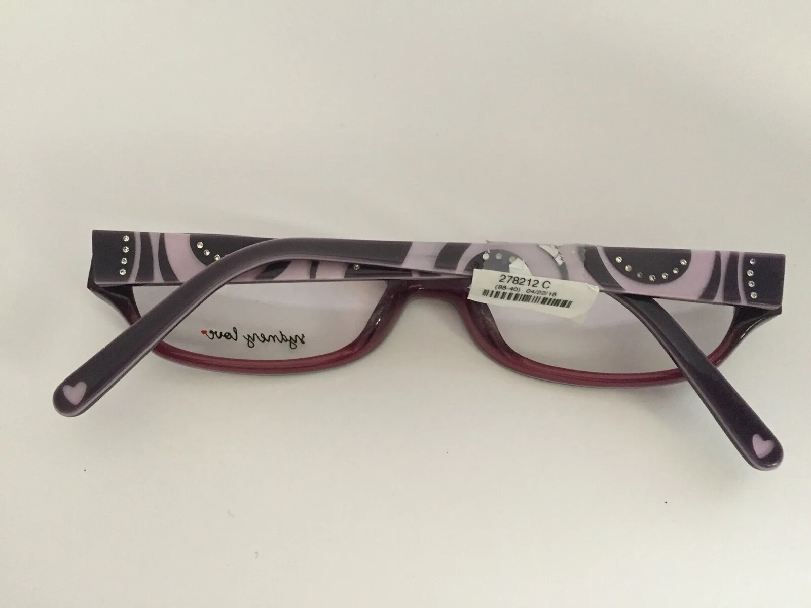 New Sydney Love Misty Eyeglasses Sparkly 52-16-135 Frames 2