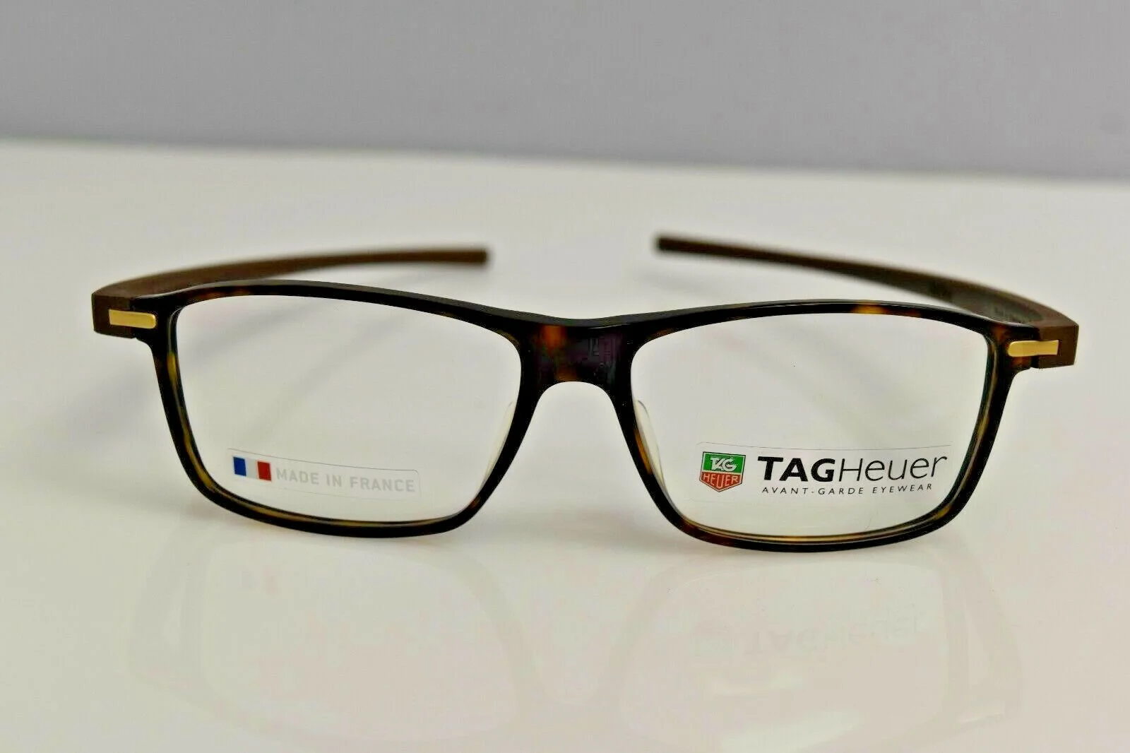New Tag Heuer Reflex Havana Full Rim TH3955 003 53-14-140 Optical Eyeglasses