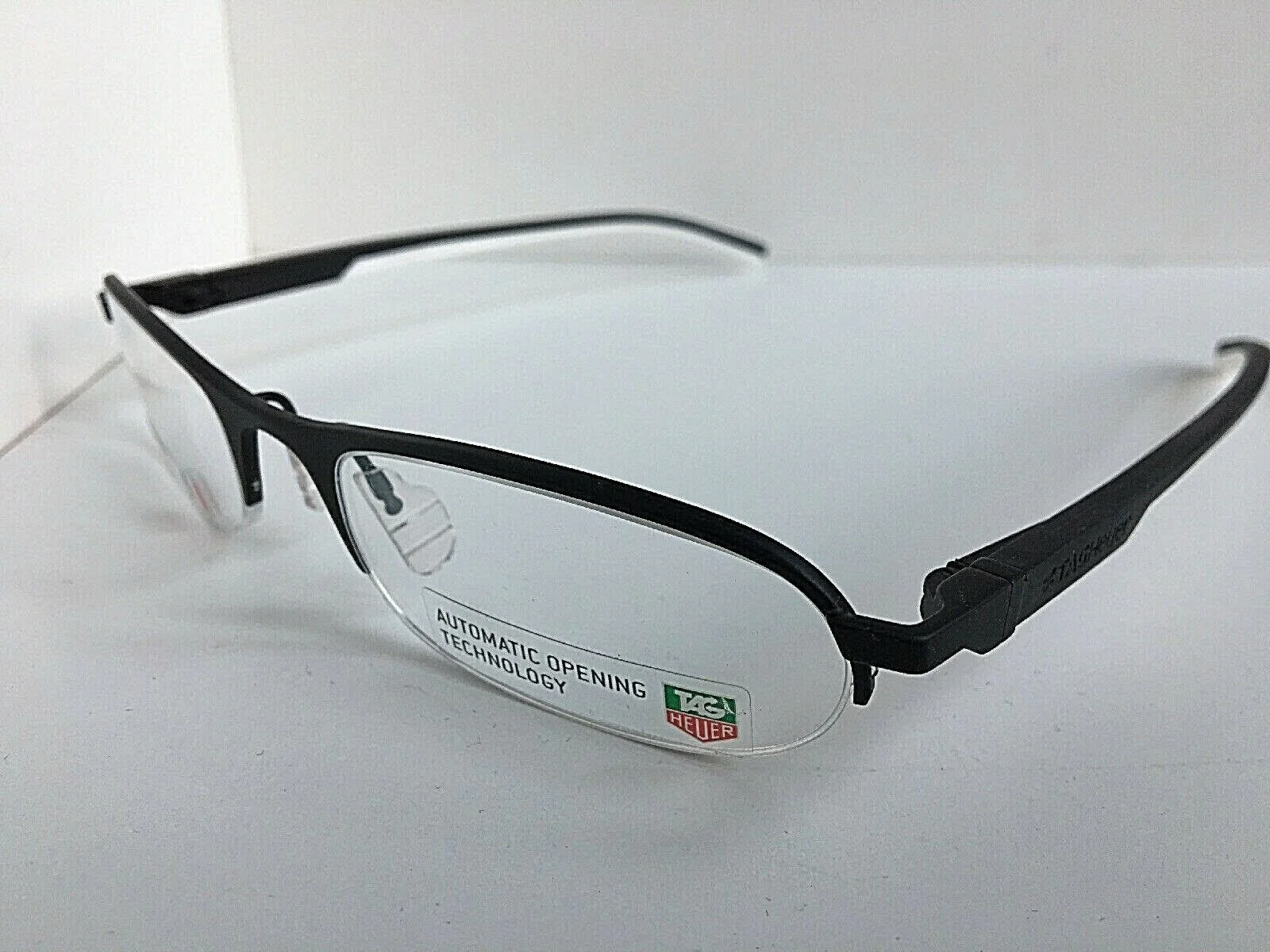 New TAG Heuer TH 0823 823 011 52mm Black Semi-Rimless Men