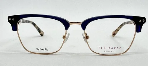New Ted Baker TPW005 NAV 48.17.135 Women’s Petite Fit Eyeglasses Frames