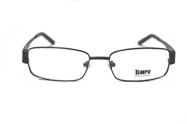 New! Tempo Eyewear MM 2011 Mens Full Rim Eyeglass Frames 54-17-145 Black 2
