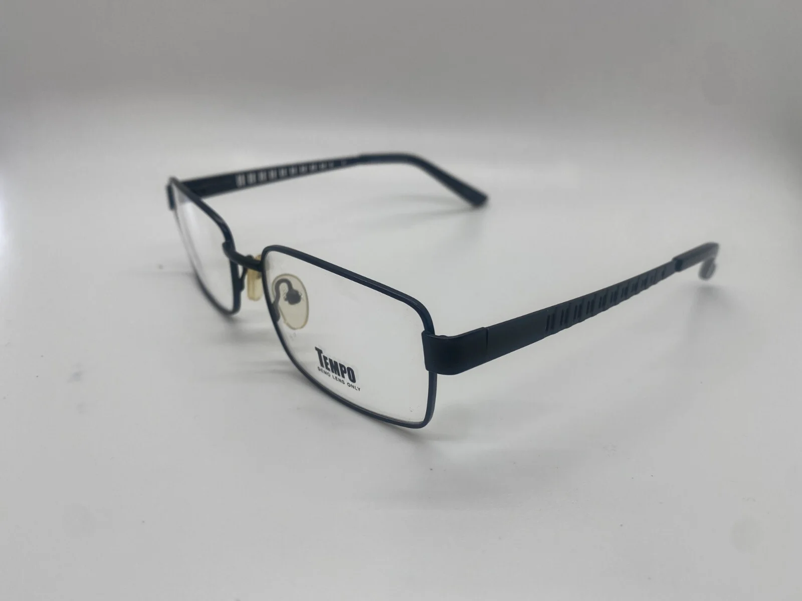 NEW TEMPO MM 3001 BK BLACK AUTHENTIC EYEGLASSES RX ADULTS METAL FRAMES 53-18-140