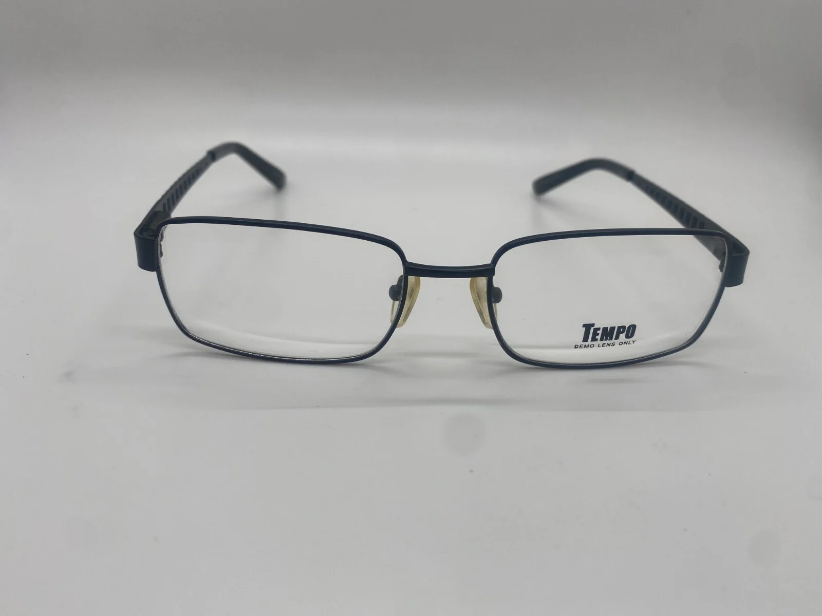NEW TEMPO MM 3001 BK BLACK AUTHENTIC EYEGLASSES RX ADULTS METAL FRAMES 53-18-140 2