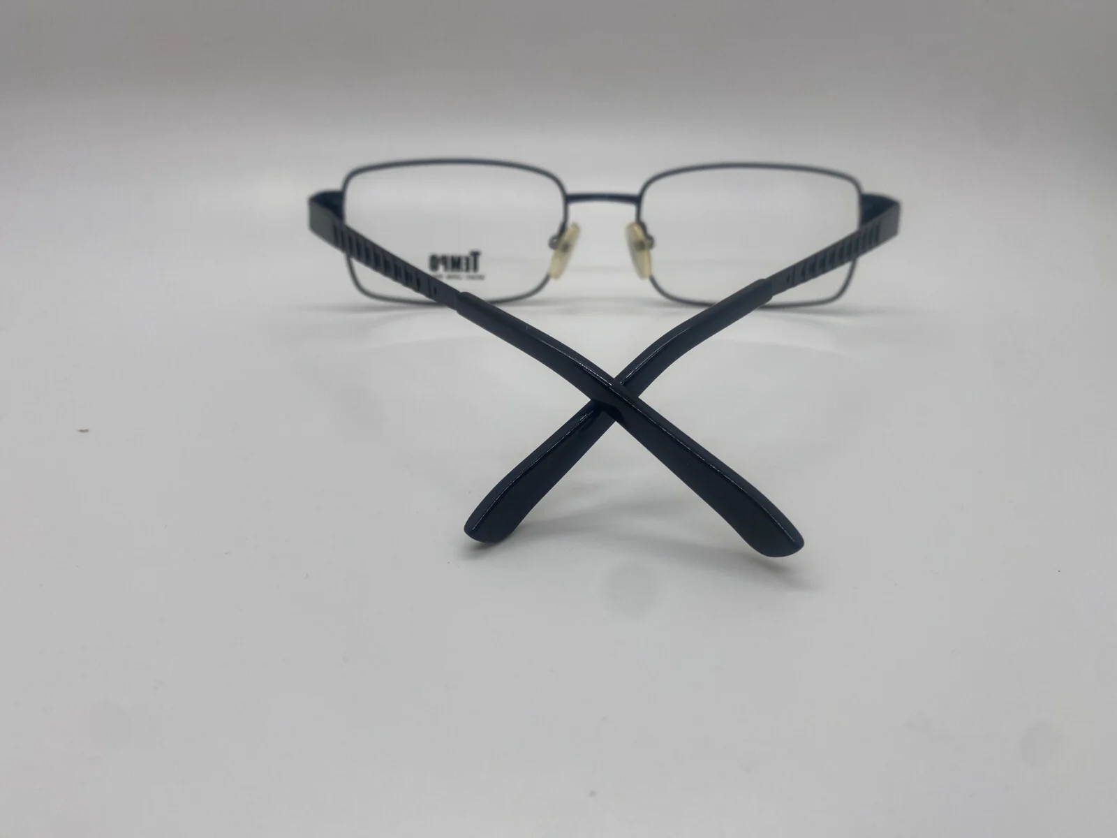 NEW TEMPO MM 3001 BK BLACK AUTHENTIC EYEGLASSES RX ADULTS METAL FRAMES 53-18-140 4