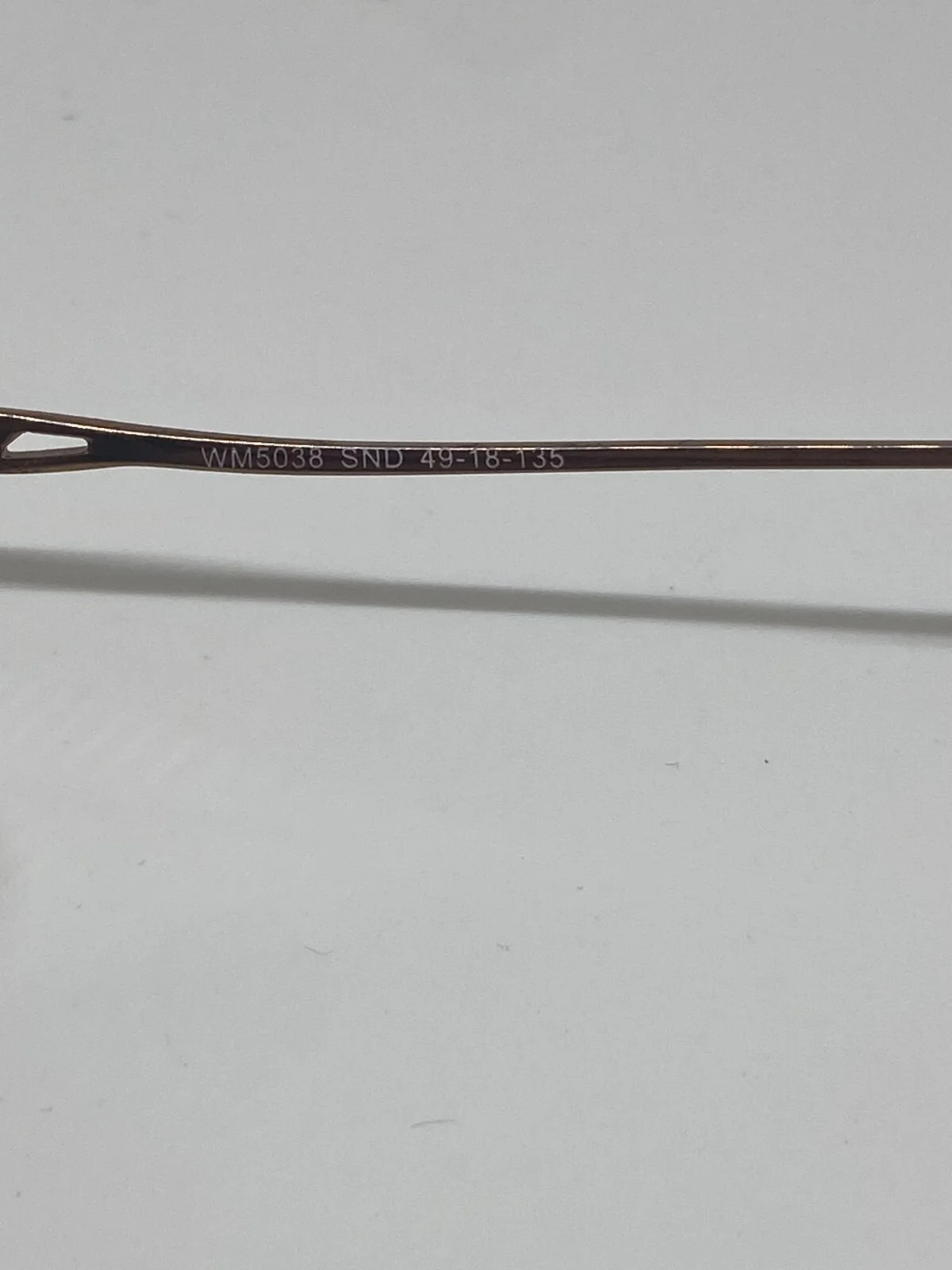 NEW TEMPO WM 5038 SND SAND GOLD AUTHENTIC EYEGLASSES KID 2