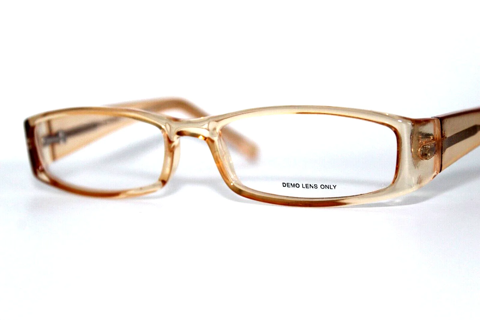 NEW TEMPO WP 2001 CR/BR CLEAR BROWN AUTHENTIC EYEGLASSES FRAMES 51-15-135MM RX 2