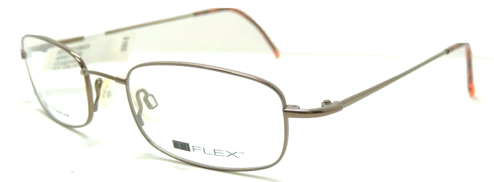 NEW Ti Flex Titanium Cognac Eyeglasses Frames 54-19-140 MC T1506