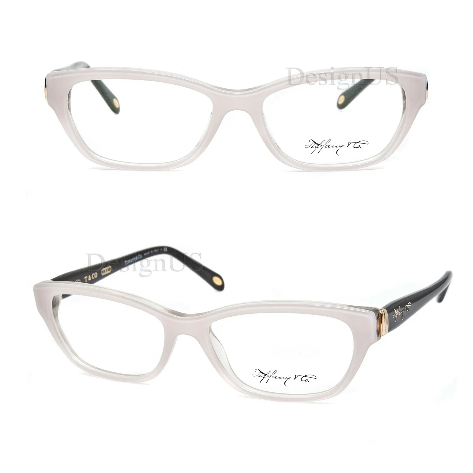 New Tiffany & Co. Prescription Eyeglass Frames TF2216 8333 52mm 16mm Blue Case