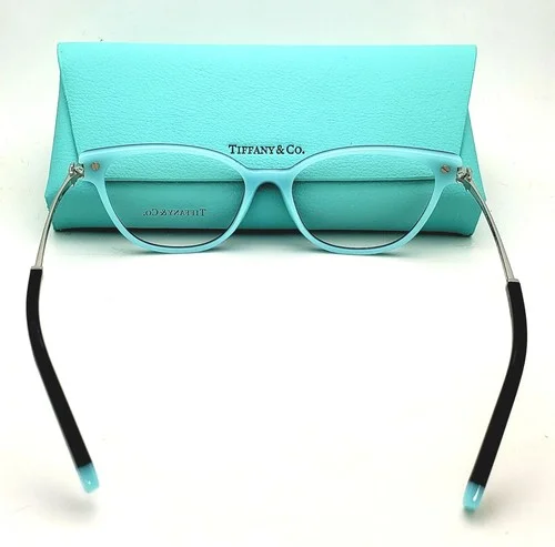 New Tiffany & Co. Reading Glasses TF 2091-B 8055 53-16 Black Blue Frames Readers 4