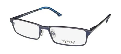 NEW TIMEX TMX CROSS CHECK EYEGLASSES NV METAL & PLASTIC BLUE 50-14-135