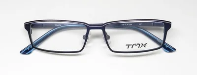NEW TIMEX TMX CROSS CHECK EYEGLASSES NV METAL & PLASTIC BLUE 50-14-135 2