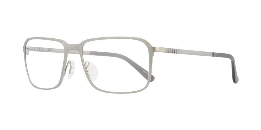 New Titanium Porsche Design Eyeglasses Optical Frame P8293 B Silver w/ PD Case 3