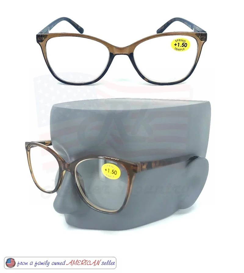 NEW To STORE! READING GLASSES WOMENS HIGH QUALITY +150 to +300 FUN PURPLE, ROSE 2