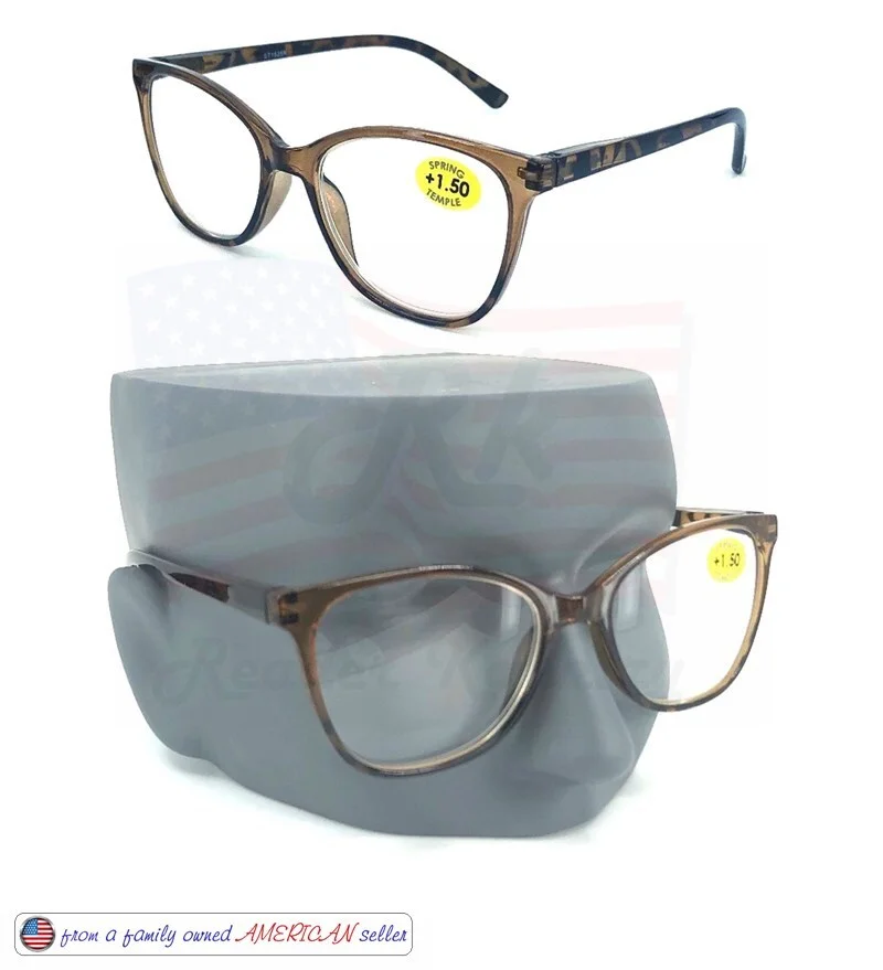 NEW To STORE! READING GLASSES WOMENS HIGH QUALITY +150 to +300 FUN PURPLE, ROSE 3
