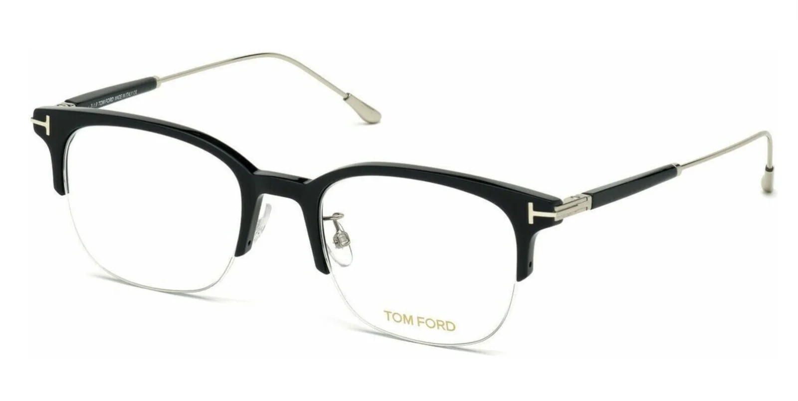 New TOM FORD Eyeglasses TF 5645-D 001 52-21 145 Black w/ Tortoise & Gold Frames