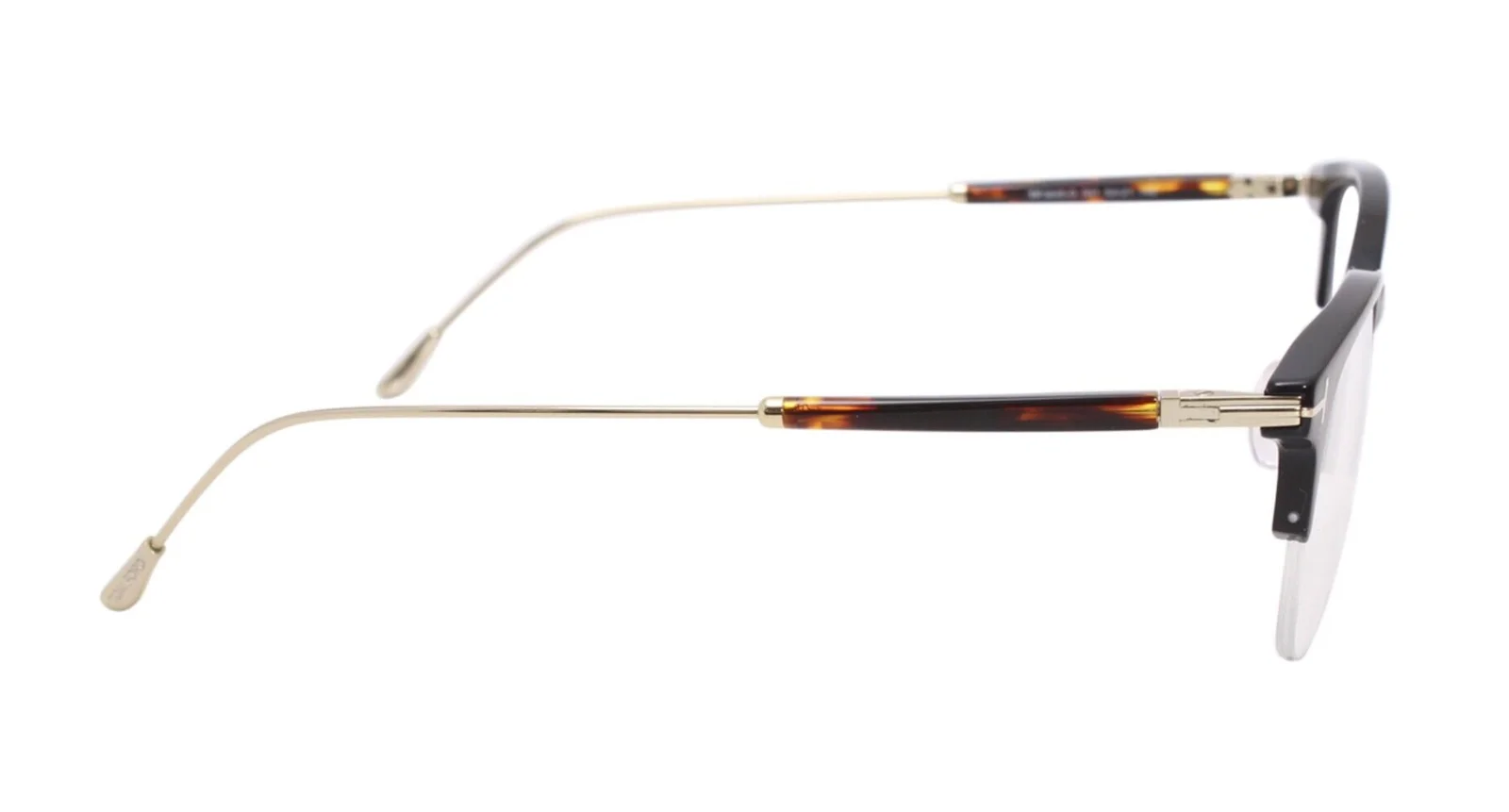 New TOM FORD Eyeglasses TF 5645-D 001 52-21 145 Black w/ Tortoise & Gold Frames 3