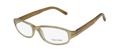 New Tom Ford Eyeglasses w Soft Case - TF5087 U65 - Beige Pearl (52-15-135)