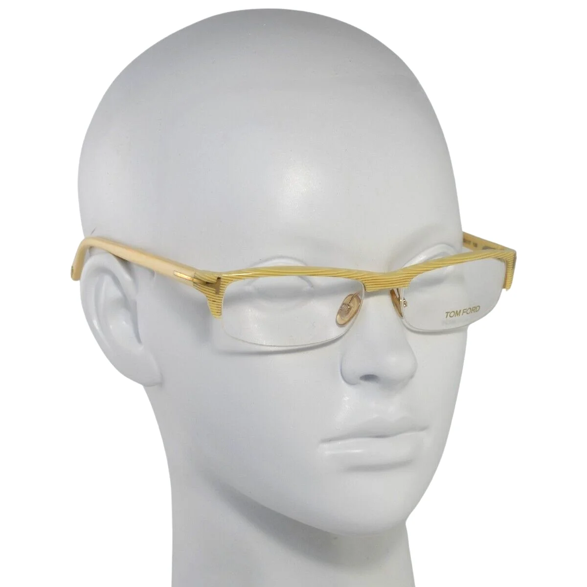 New Tom Ford Eyeglasses w/soft case - TF 5546 B 056 - Brown Tortoise Blue Block 2