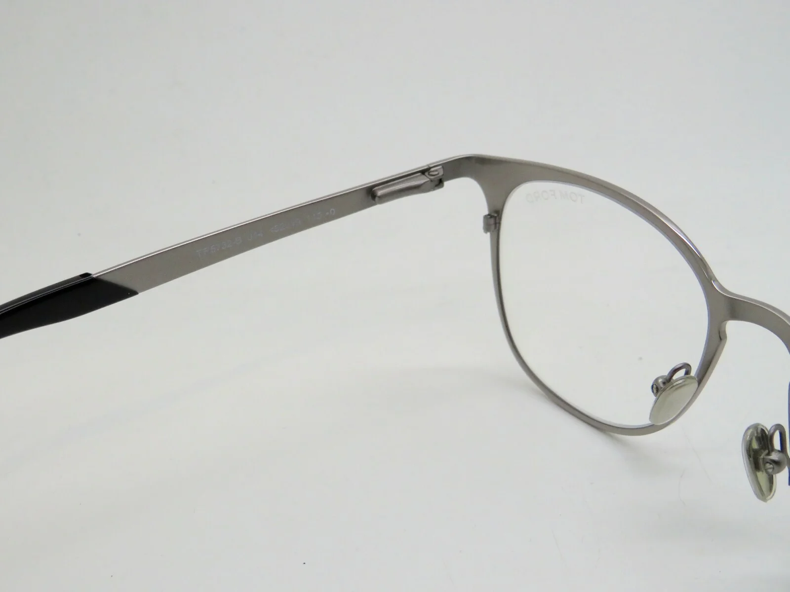New Tom Ford FT 5732 014 Ruthenium Metal Oval Eyeglasses 52mm 4