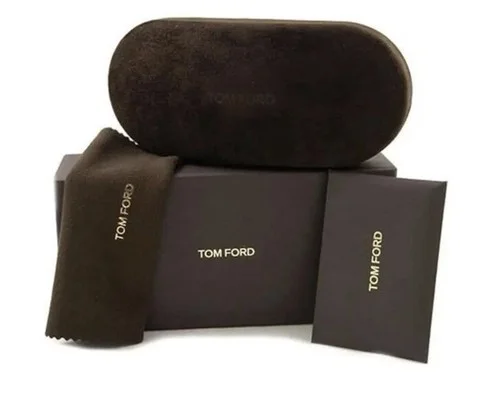 New Tom Ford TF 56451 52X21X-140 Black/Gold Clubmaster Men 2