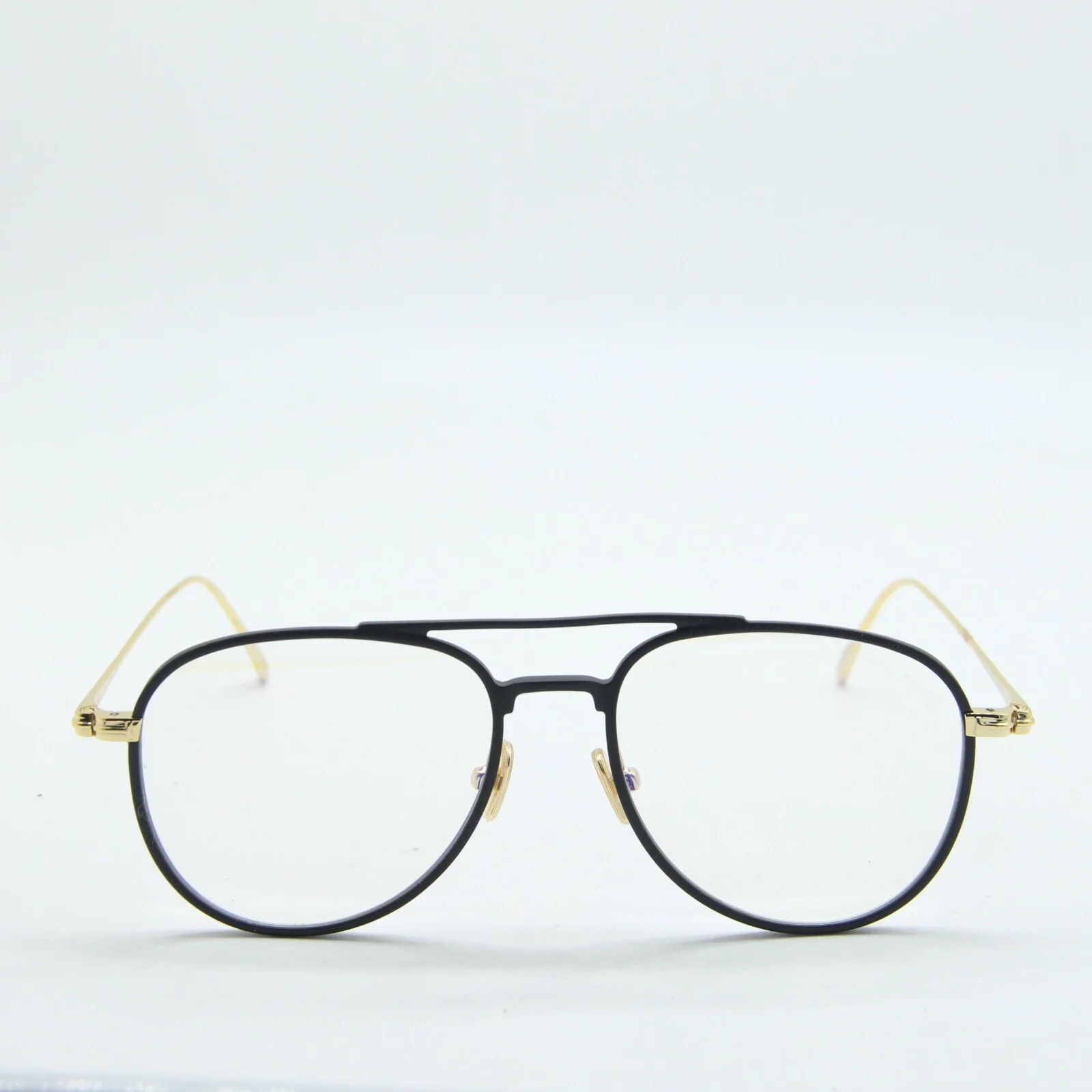 NEW TOM FORD TF 5666-B 002 BLACK GOLD AVIATOR AUTHENTIC FRAMES EYEGLASSES 52-17 2
