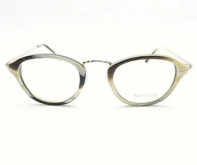 New Tom Ford TF5321 061 Horn Rose Gold Oval Full Rim 47-22-145 Men 2