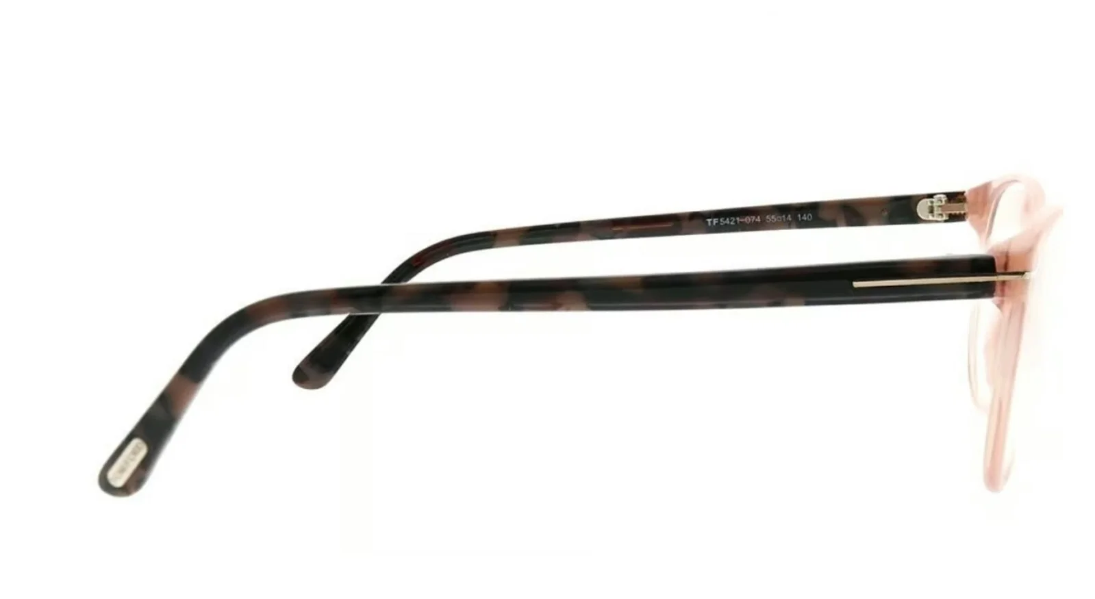 New TOM FORD TF5421 074 55mm Pink Havana Transparent Eyeglasses Frames Italy 3