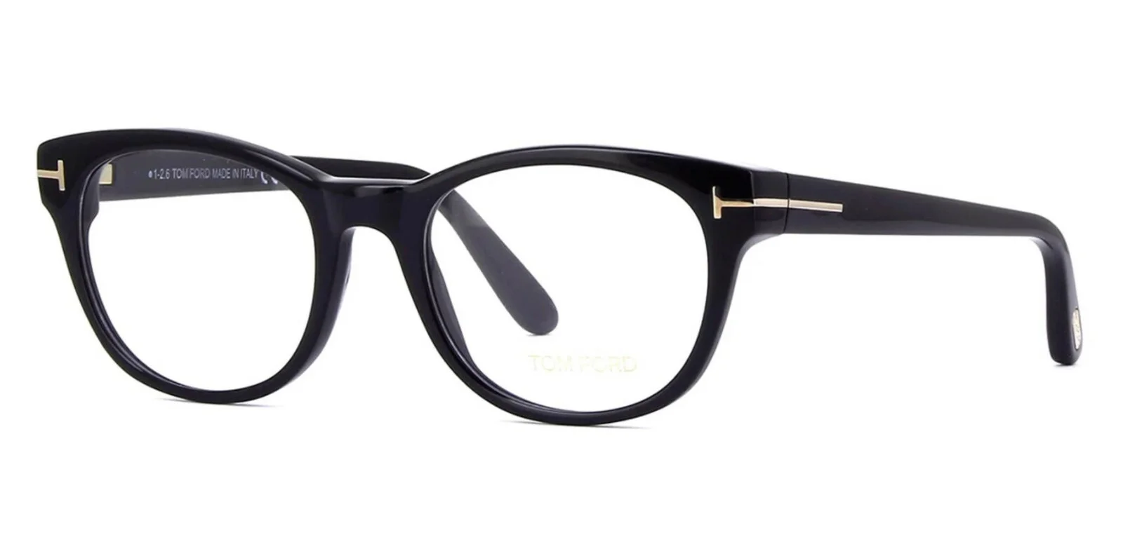 New TOM FORD TF5433-F 001 52mm Black Eyeglasses Frames Italy (Asian Fit)