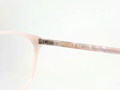 New TOMS Sandela 52 Light Pink/ Pearl Round Womens Eyeglasses Frame 52-18-147 4