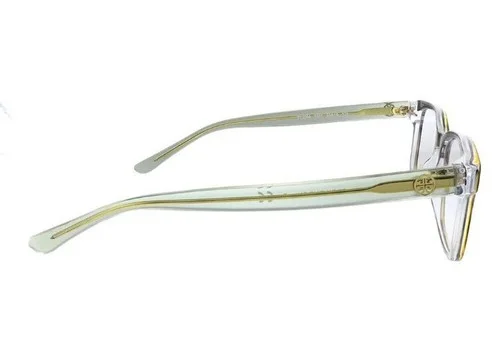 New Tory Burch TY 2064 1561 Crystal Tortoise Plastic Square Eyeglasses 52 mm 3