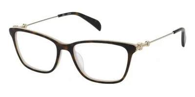 NEW Tous VTOB34-01GQ Brown Pink Havana Eyeglasses