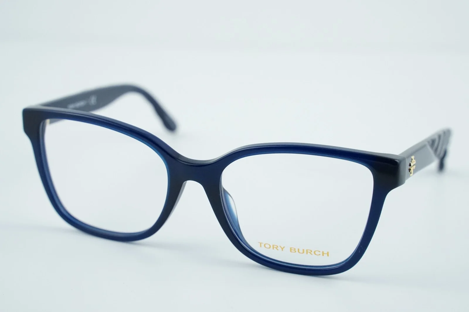 New! TY 2129U 1656 Tory Burch Transparent Navy Blue Eye Glasses Frames 53-18-140