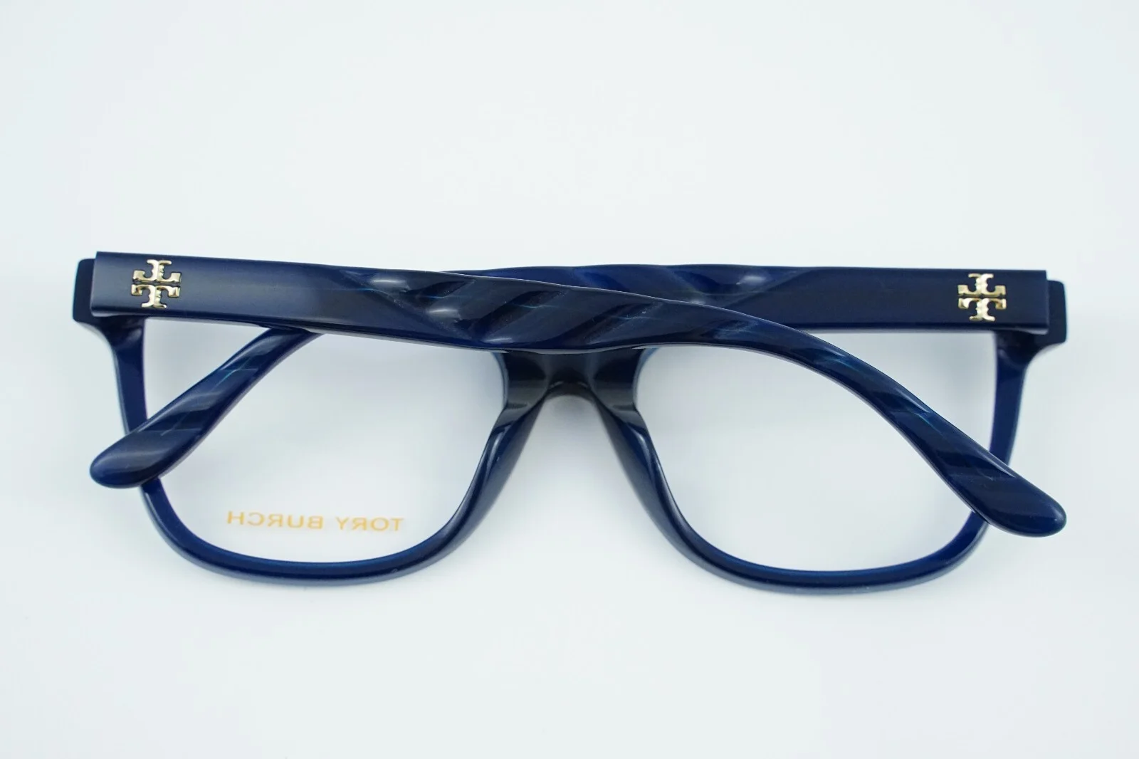 New! TY 2129U 1656 Tory Burch Transparent Navy Blue Eye Glasses Frames 53-18-140 3