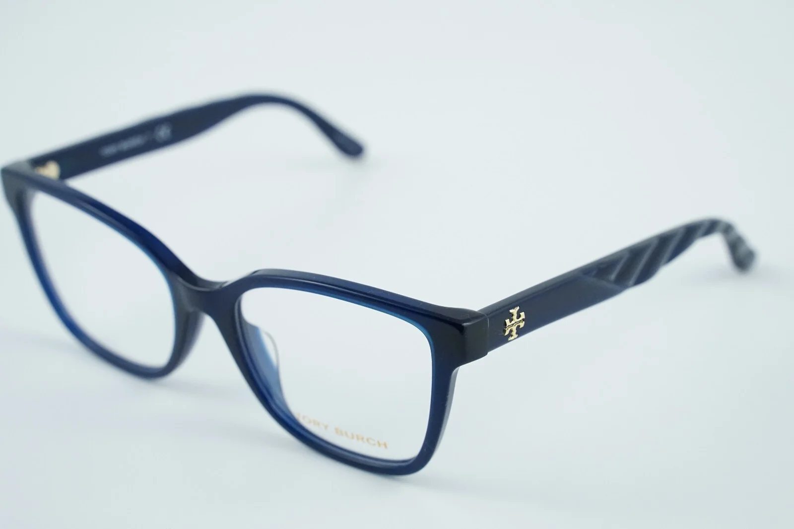 New! TY 2129U 1656 Tory Burch Transparent Navy Blue Eye Glasses Frames 53-18-140 4