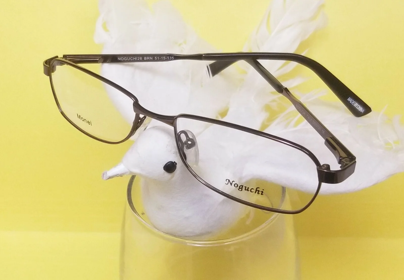 New Unique Metallic Brown NOGUCHI Eyeglasses Monel Metal Frames ~ Closeout SALE! 2