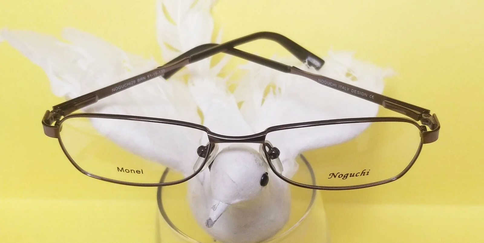 New Unique Metallic Brown NOGUCHI Eyeglasses Monel Metal Frames ~ Closeout SALE! 3